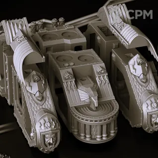 Описание картинки Venerable Land Raider - альт от Магазин Альфария по цене 2 300руб | Свободный Рынок Миниатюр - СРМ