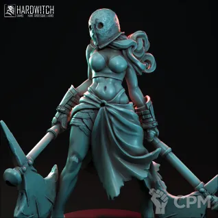 Описание картинки Berserker Nun от Manufactorum76 по цене 160руб | Свободный Рынок Миниатюр - СРМ