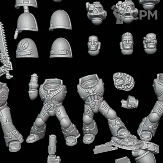 Описание картинки Devastator Squad от Surreal Factory по цене 850руб | Свободный Рынок Миниатюр - СРМ