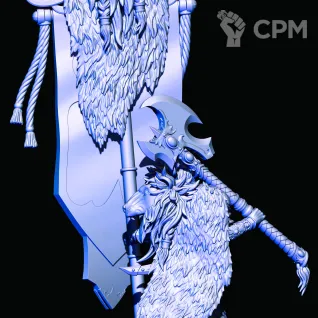 Описание картинки Lion order Battle standart bearer от Магазин Альфария по цене 150руб | Свободный Рынок Миниатюр - СРМ