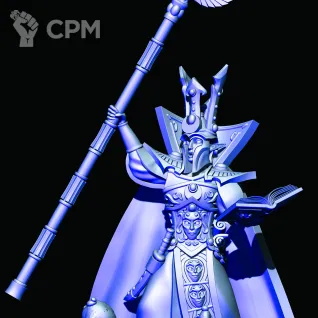 Описание картинки High Elves Archmage - Mage от Магазин Альфария по цене 190руб | Свободный Рынок Миниатюр - СРМ
