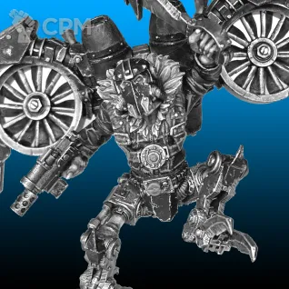 Описание картинки Ork Boss Zagstruk от ULTRA_BRO по цене 700руб | Свободный Рынок Миниатюр - СРМ