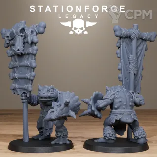 Описание картинки Bogkin Infantry от Manufactorum76 по цене 2 000руб | Свободный Рынок Миниатюр - СРМ