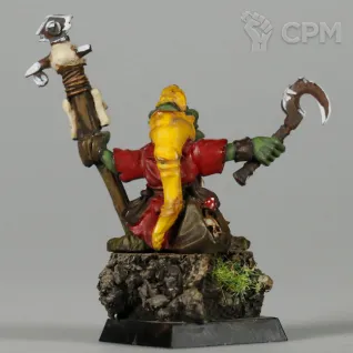Описание картинки Fantasy Battles Grot Shaman x1 от MiniaturesFAN по цене 2 200руб | Свободный Рынок Миниатюр - СРМ