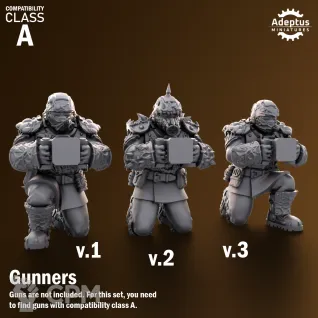 Описание картинки Heavy weapons squad Sporeblight Regiment от Zakat-3D по цене 250руб | Свободный Рынок Миниатюр - СРМ
