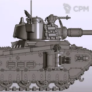 Описание картинки Rogal Dorn Battle Tank от Магазин Альфария по цене 2 100руб | Свободный Рынок Миниатюр - СРМ