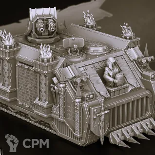 Описание картинки Grey Knights Razorback от Магазин Альфария по цене 1 200руб | Свободный Рынок Миниатюр - СРМ