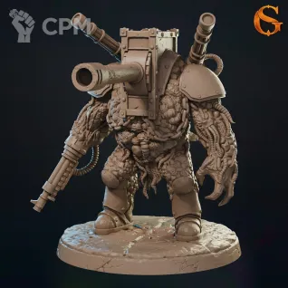 Описание картинки Gun Golems от Manufactorum76 по цене 1 500руб | Свободный Рынок Миниатюр - СРМ
