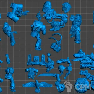 Описание картинки Kill Team Cassius (scan) от badmorning по цене 1 600руб | Свободный Рынок Миниатюр - СРМ