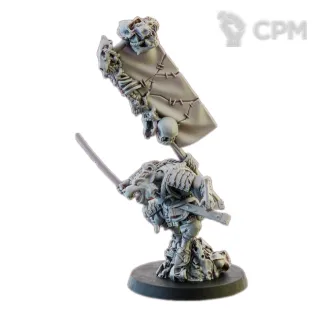 Описание картинки JAPAN Queek Headtaker / Skaven Warlord от 3Д печать миниатюр по цене 492руб | Свободный Рынок Миниатюр - СРМ