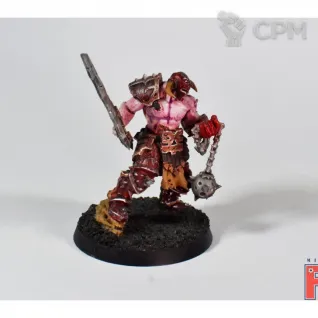 Описание картинки Slaughterpriest with Hackblade and Wrath-hammer от MiniaturesFAN по цене 2 750руб | Свободный Рынок Миниатюр - СРМ