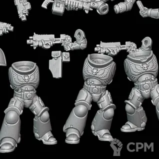 Описание картинки Primaris Intercessors от Surreal Factory по цене 850руб | Свободный Рынок Миниатюр - СРМ