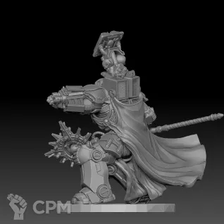 Описание картинки Steel Crusader  Librarian от Manufactorum76 по цене 425руб | Свободный Рынок Миниатюр - СРМ