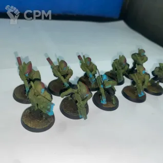 Описание картинки Tau Infantry FW от Миша Агафонов по цене 4 000руб | Свободный Рынок Миниатюр - СРМ