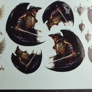 Описание картинки Transfer Sheet Dark Angels от ССП по цене 1 800руб | Свободный Рынок Миниатюр - СРМ