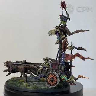 Описание картинки Армия Gloomspite Gitz Gitmob Покрашенная от danypingvin по цене 39 000руб | Свободный Рынок Миниатюр - СРМ