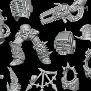 Описание картинки Terminator Lord Sorcerer - Lord in Terminator Armour от Surreal Factory по цене 450руб | Свободный Рынок Миниатюр - СРМ