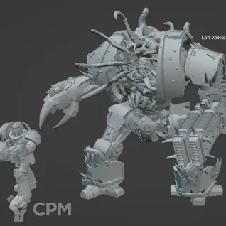 Описание картинки Helbrute - альт от Магазин Альфария по цене 850руб | Свободный Рынок Миниатюр - СРМ