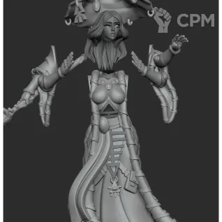 Описание картинки Ясновидящая Ренни Колдунья Ranni the Witch anime figurine 32мм от ChurcHehe 3d print по цене 350руб | Свободный Рынок Миниатюр - СРМ