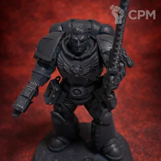 Описание картинки Миниатюры Warhammer 40,000 Blood Angels Intercessors, 5 шт + подставки, собранные и грунто от 3DSprint по цене 999руб | Свободный Рынок Миниатюр - СРМ