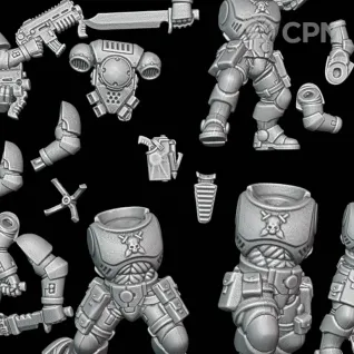 Описание картинки Primaris Reivers от Surreal Factory по цене 850руб | Свободный Рынок Миниатюр - СРМ