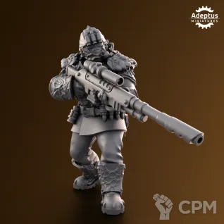 Описание картинки Snipers Sporeblight Regiment от Zakat-3D по цене 210руб | Свободный Рынок Миниатюр - СРМ