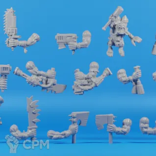 Описание картинки Orks Stormboyz от ULTRA_BRO по цене 150руб | Свободный Рынок Миниатюр - СРМ