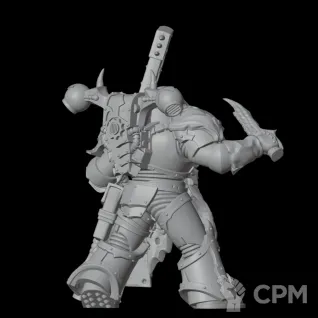 Описание картинки Night Lords Torture Master от Стальные Небеса по цене 200руб | Свободный Рынок Миниатюр - СРМ