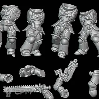 Описание картинки Primaris Assault Intercessors от Surreal Factory по цене 780руб | Свободный Рынок Миниатюр - СРМ