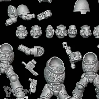 Описание картинки Heavy Intercessors Squad от Surreal Factory по цене 850руб | Свободный Рынок Миниатюр - СРМ