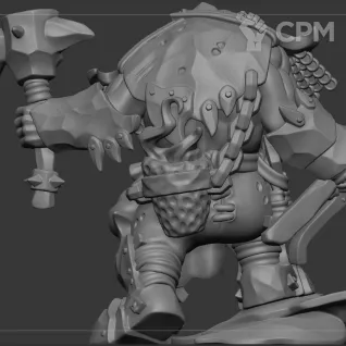 Описание картинки Zoggrok Anvilsmasha от Naggaroth Night по цене 1 000руб | Свободный Рынок Миниатюр - СРМ
