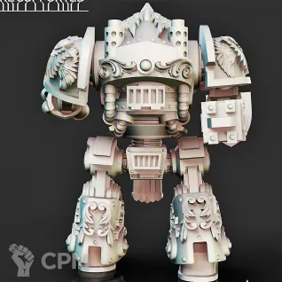 Описание картинки Venerable Contemptor Dreadnought - альт от Магазин Альфария по цене 1 100руб | Свободный Рынок Миниатюр - СРМ