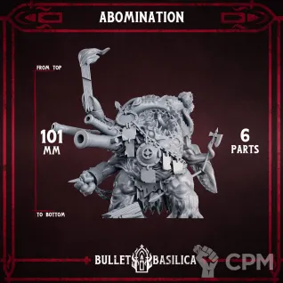 Описание картинки Abomination от Manufactorum76 по цене 3 500руб | Свободный Рынок Миниатюр - СРМ