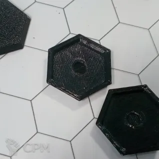 Описание картинки Гекс подставка для BattleTech от МастерскаяПодземелий по цене 11руб | Свободный Рынок Миниатюр - СРМ