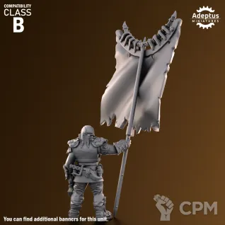 Описание картинки Command squad Sporeblight Regiment от Zakat-3D по цене 320руб | Свободный Рынок Миниатюр - СРМ