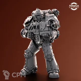 Описание картинки Ironflayers Chaos Space Knights / Legionaries от Zakat-3D по цене 720руб | Свободный Рынок Миниатюр - СРМ