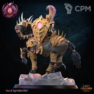 Описание картинки Slaanesh Champion on Chaos Mount от Daniilfedyakov по цене 700руб | Свободный Рынок Миниатюр - СРМ