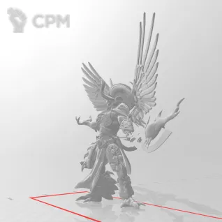 Описание картинки Magnus the Red от Formosa Printing по цене 1 500руб | Свободный Рынок Миниатюр - СРМ