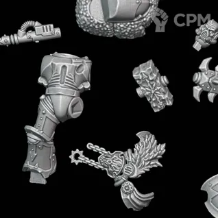 Описание картинки Chaos Lord (new) от Surreal Factory по цене 350руб | Свободный Рынок Миниатюр - СРМ