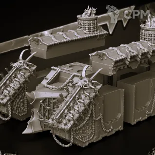 Описание картинки Chaos Land Raider - Khorn от Магазин Альфария по цене 2 500руб | Свободный Рынок Миниатюр - СРМ