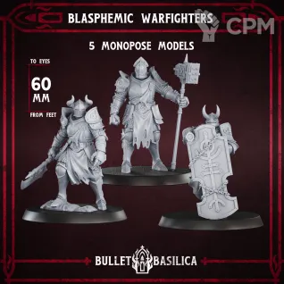 Описание картинки Blasphemic Warfighters от Manufactorum76 по цене 600руб | Свободный Рынок Миниатюр - СРМ