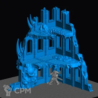 Описание картинки Miasma Corner Ruins 4 от Магазин Альфария по цене 1 100руб | Свободный Рынок Миниатюр - СРМ