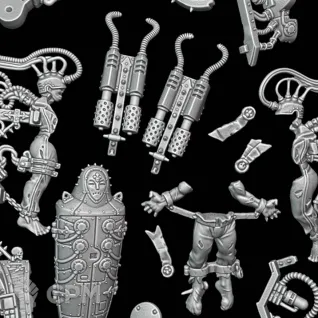 Описание картинки Penitent Engines / Mortifiers от Surreal Factory по цене 1 250руб | Свободный Рынок Миниатюр - СРМ