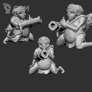 Описание картинки Iron Sultanate - Homunculus Set от Manufactorum76 по цене 700руб | Свободный Рынок Миниатюр - СРМ