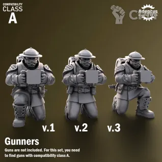 Описание картинки Heavy weapons squad Sunclaw Regiment от Zakat-3D по цене 250руб | Свободный Рынок Миниатюр - СРМ