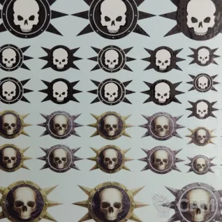 Описание картинки Transfer Sheet Death Guard от ССП по цене 1 800руб | Свободный Рынок Миниатюр - СРМ