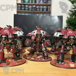Описание картинки Большая Армия Imperial Knights от Badrus по цене 85 000руб | Свободный Рынок Миниатюр - СРМ