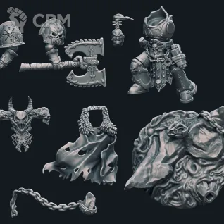 Описание картинки Chaos Lord - альт от Магазин Альфария по цене 290руб | Свободный Рынок Миниатюр - СРМ