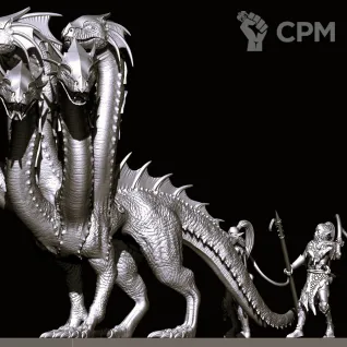 Описание картинки War Hydra pose 2 от Магазин Альфария по цене 1 000руб | Свободный Рынок Миниатюр - СРМ
