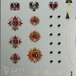 Описание картинки Transfer Sheet Imperial Knights от ССП по цене 1 800руб | Свободный Рынок Миниатюр - СРМ